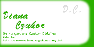 diana czukor business card